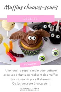 Je vous propose une recette super simple pour pâtisser avec vos enfants et réaliser des muffins chauves-souris pour Halloween. Ça les amusera à coup sûr ! #muffin #chauvesouris #gateauhalloween #halloween #gateau #gateaufacile #patisserieenfant #cuisineenfant #gourmandises #recette #recettefacile #enfants #kids #activitesenfants muffin chauve souris