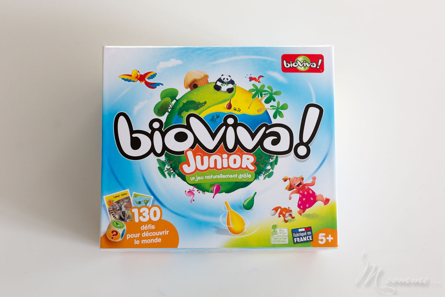 Bioviva junior, élu étoile du jouet 2018, fabriqué en France et éco-conçu, pour les 5 ans et plus, permet à travers 3 épreuves de découvrir les différences espèces animales et les situer dans leur milieu naturel avec, en prime, de la rigolade ! #bioviva #jeu #apprentissage #nature #animaux Bioviva junior