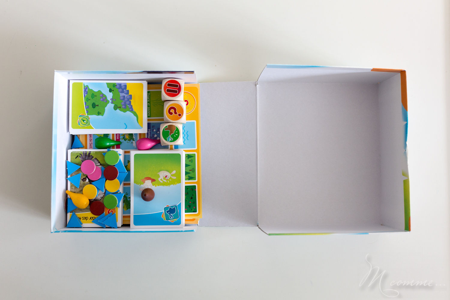 Bioviva junior, élu étoile du jouet 2018, fabriqué en France et éco-conçu, pour les 5 ans et plus, permet à travers 3 épreuves de découvrir les différences espèces animales et les situer dans leur milieu naturel avec, en prime, de la rigolade ! #bioviva #jeu #apprentissage #nature #animaux bioviva junior