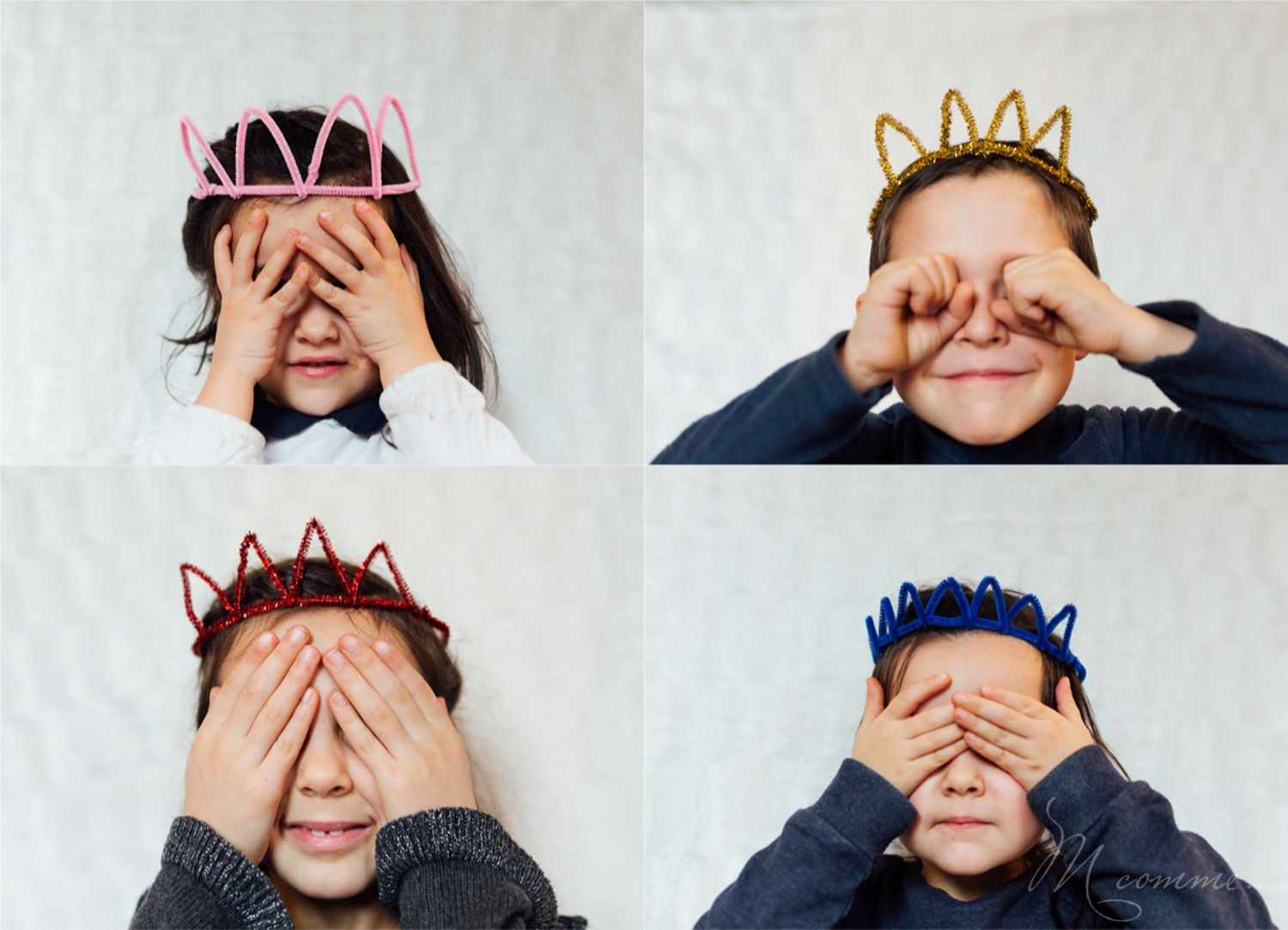 Je vous propose de revisiter la traditionnelle galette des rois en version sucettes et un petit tuto en famille pour réaliser des couronnes des rois. tuto couronne des rois