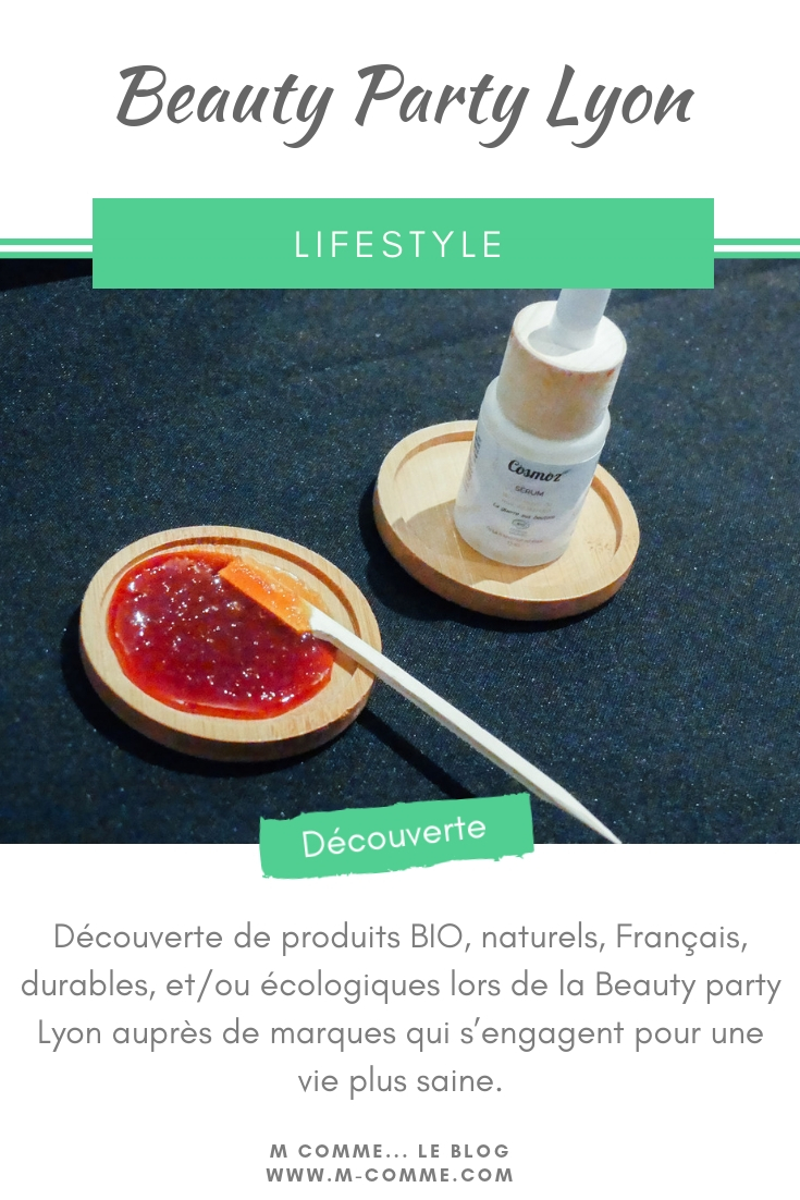 Découverte de produits BIO, naturels, Français, durables, et/ou écologiques lors de la Beauty party Lyon auprès de marques qui s’engagent pour une vie plus saine. #beaute #produitsdebeaute #bio #produitsnaturels #zerodechet #ecologique #beaute #durable #produitsfrancais #cremevisage #huilecorps #cosmetiques produits bio