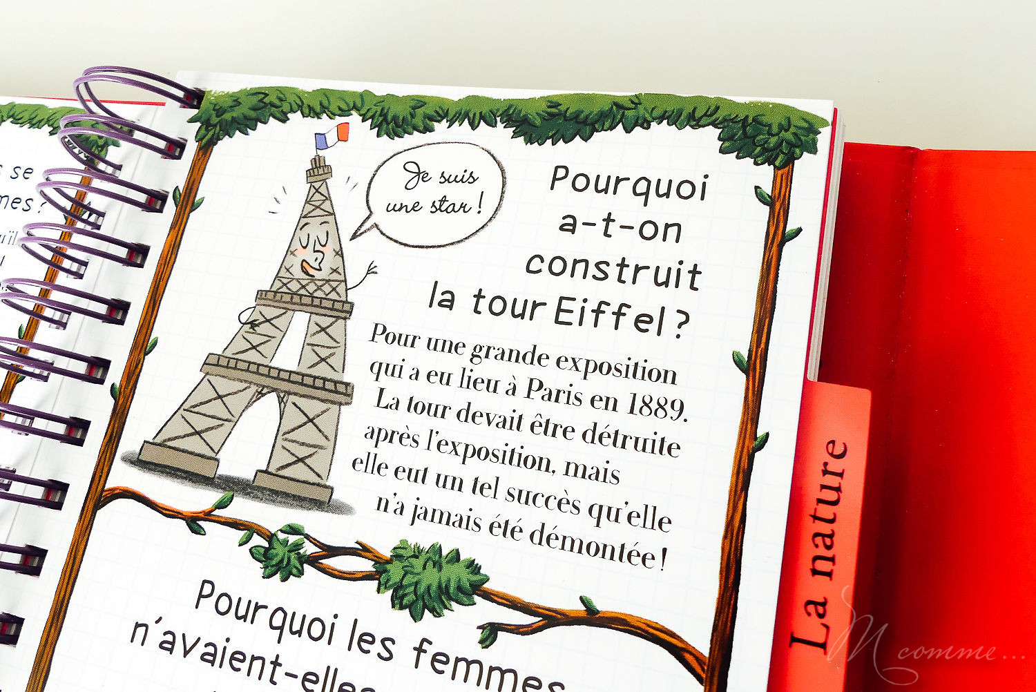 Livre enfant pourquoi tour eiffel