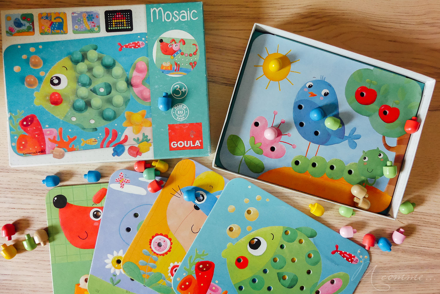 Retrouvez 4 jeux, variés, pour développer la motricité fine de votre enfant. Jeu d’enfilage, d’équilibre, d’engrenages etc. sont autant d’activités qui lui permettront d’apprendre la précision des gestes tout en s’amusant. #motricite  #motricitefine #developpementenfant #ateliersmotricite #outils #jeux #idees #precisiondesgestes #habilete #manuel #autonomie jeu mosaic motricité fine