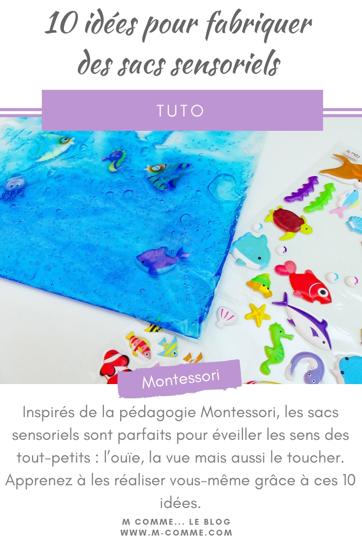 Inspirés de la pédagogie Montessori, les sacs sensoriels sont parfaits pour éveiller les sens des tout-petits : l’ouïe, la vue mais aussi le toucher. Apprenez à les réaliser vous-même grâce à ces 10 idées. #montessori #sacssensoriels #eveil #enfants #bébé #diy #tuto #activitéssensorielles #sens #eveildessens #pedagogiemontessori #bouteillessensorielles #activiteenfant idées sacs sonsoriels