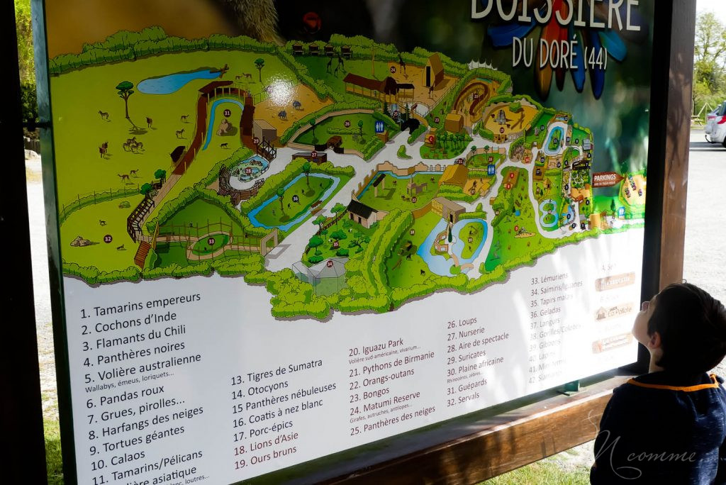 plan zoo la boissiere du dore