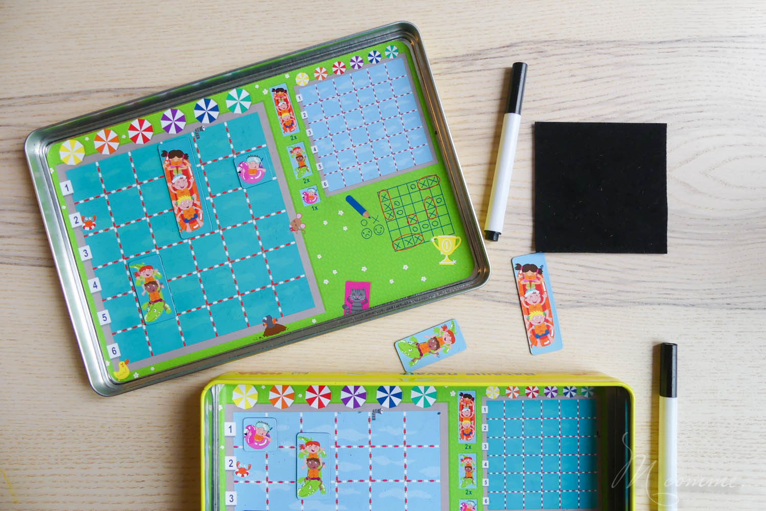 occuper les enfants en voiture avec le jeu de bataille navale haba occuper les enfants en voiture