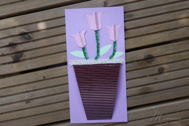 Tuto bricolage carte fête des mères 