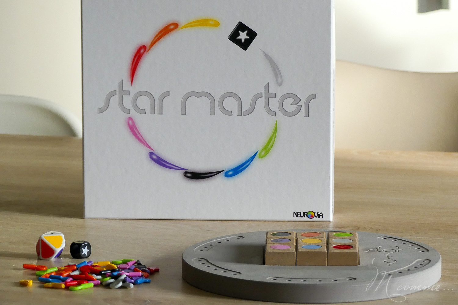 Envie de travailler votre mémoire ? J’ai le jeu parfait pour ça, pour adultes et enfants, pour jouer en famille : Star master ! #memoire #jeu #jeudesociete #jeudeplateau #adultes #enfants #famille