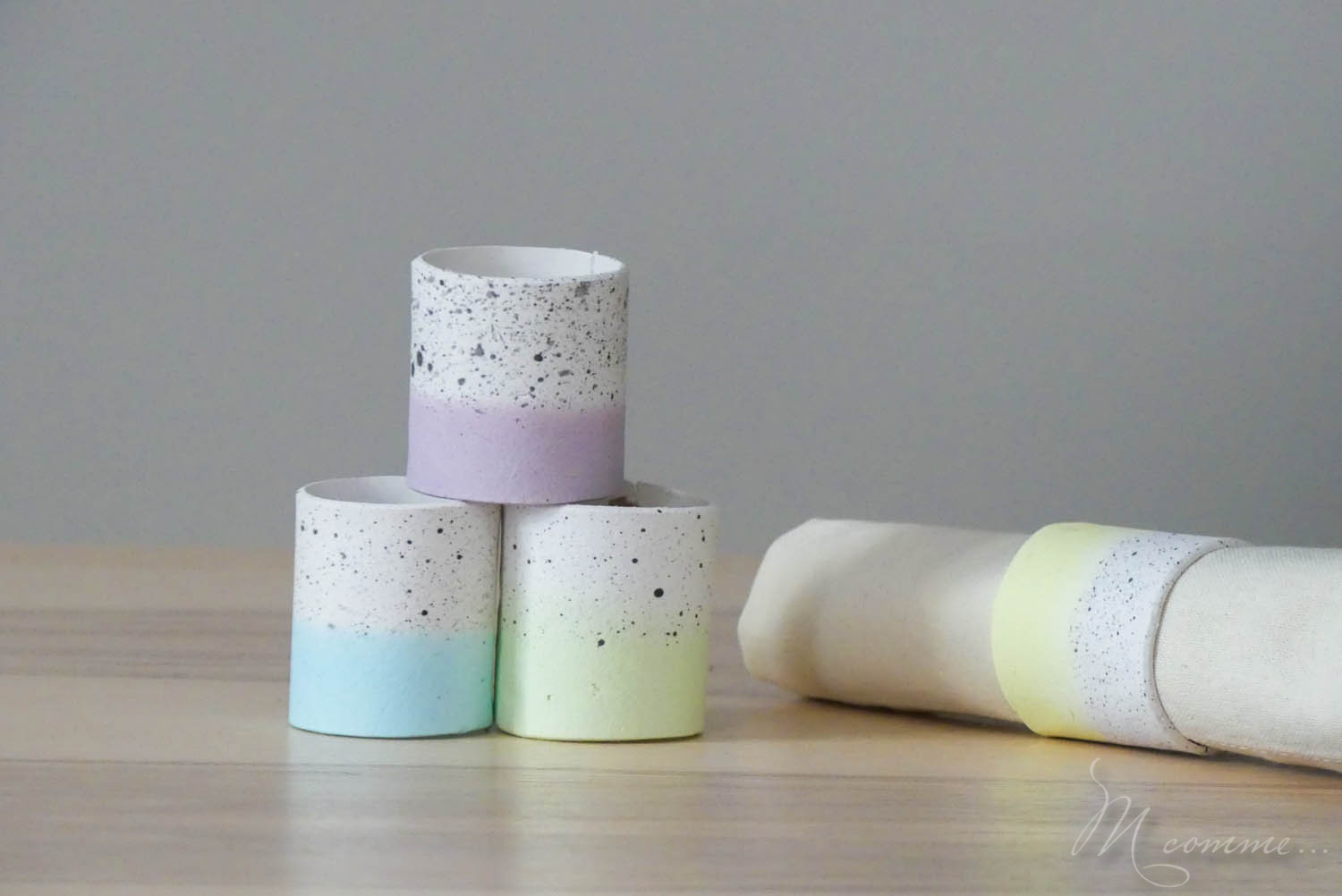 Tuto ronds de serviette pâte fimo ou autodurcissante