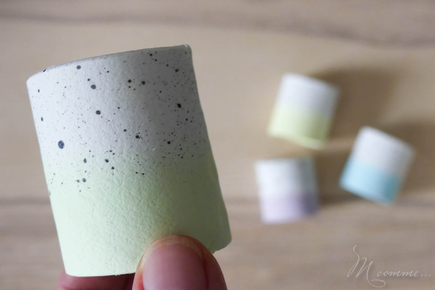 Tuto ronds de serviette pâte polymère