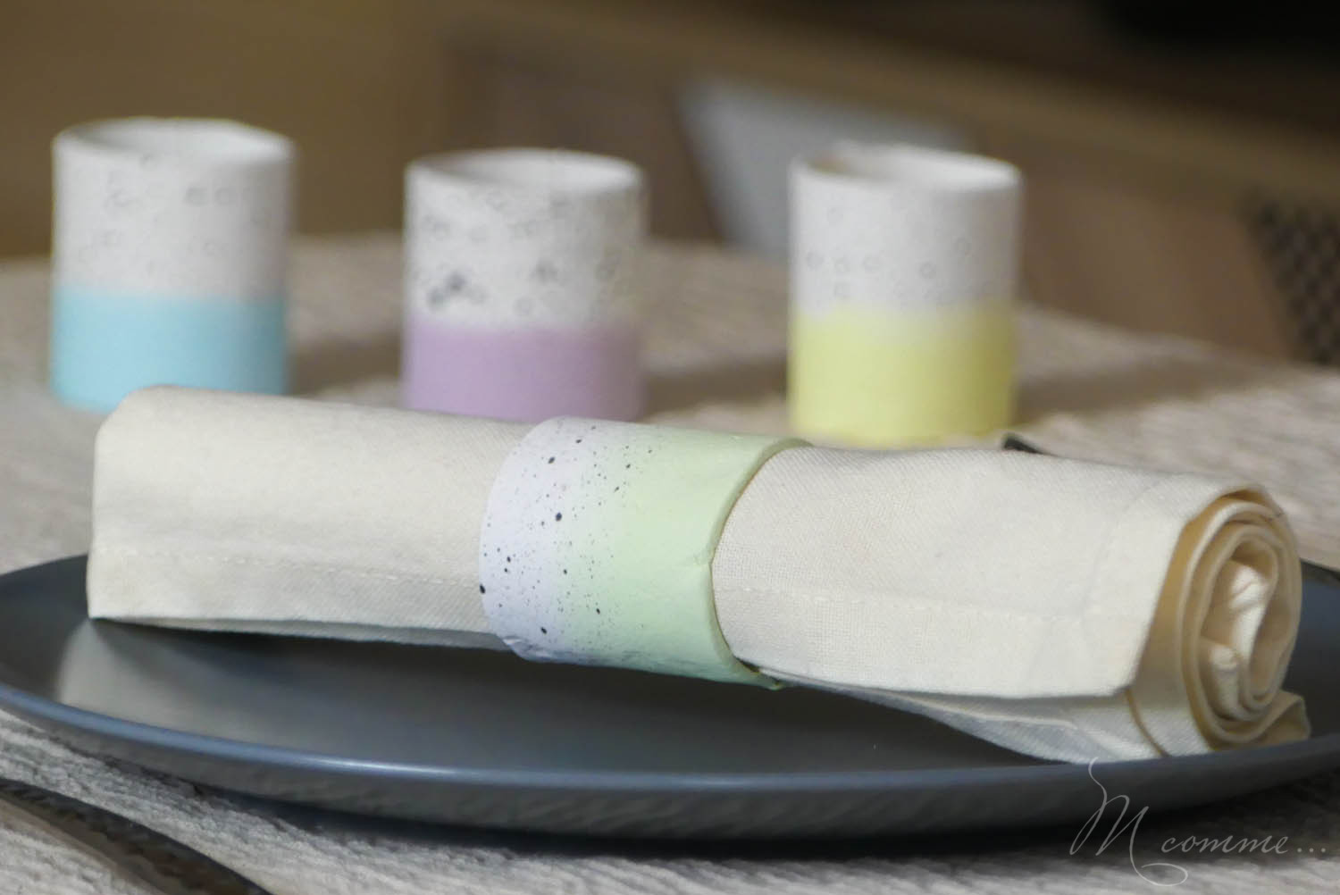 Tuto ronds de serviette personnalisés mariage