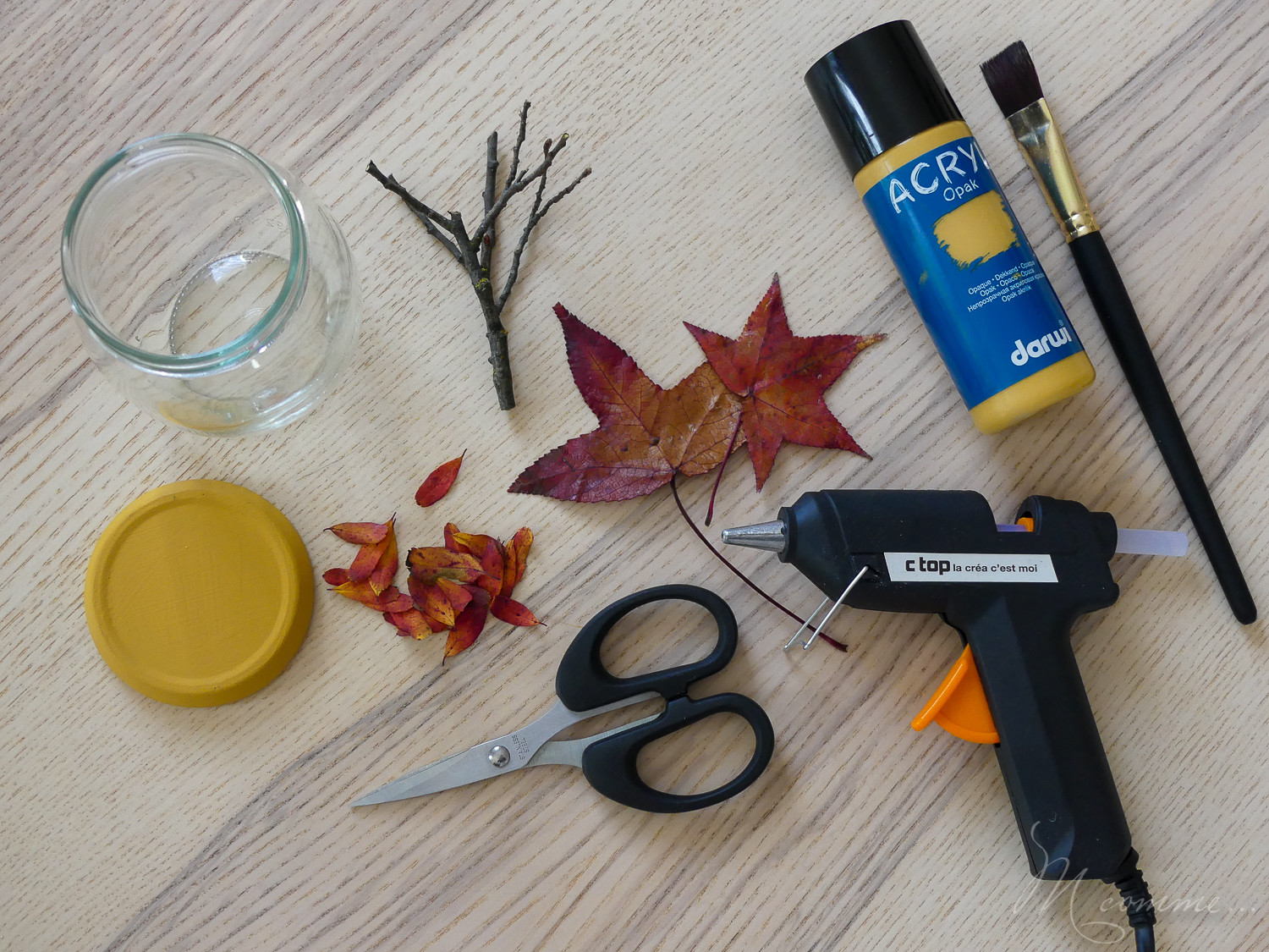 Avec des petites choses ramassées dans la nature, voici une petite activité manuelle d’automne : créer un arbre façon boule à neige ! #automne #activite #diy #tuto #activitemanuelle #feuilles #maternelle Activité d'automne avec feuilles pour créer un arbre en boule à neige