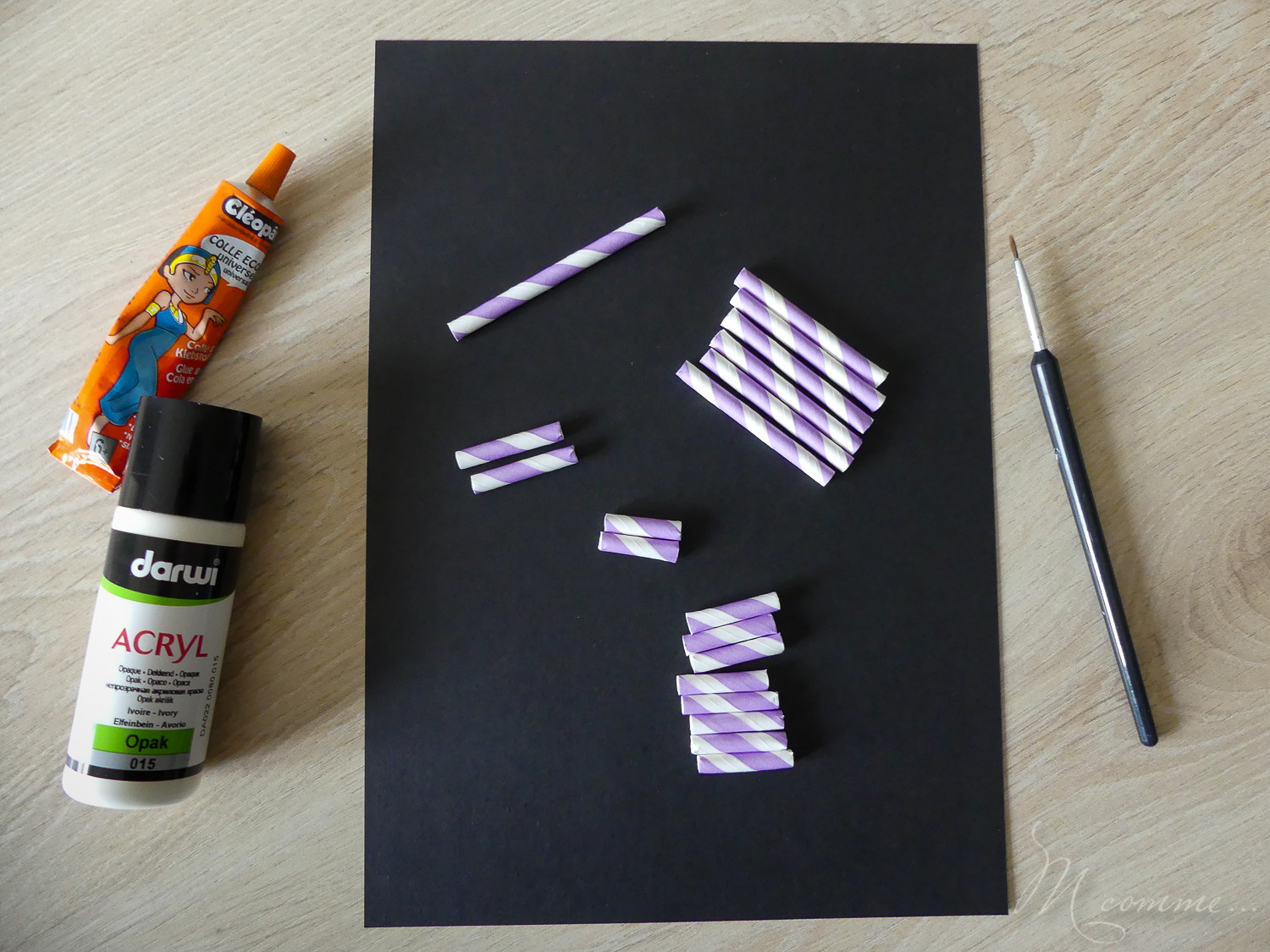 Que serait Halloween sans squelettes ? Nous avons décidé de nous amuser avec une activité très simple : sortez vos pailles ou cotons-tiges ! #squelette #pailles #cotontige #activite #tuto #halloween Activité Halloween