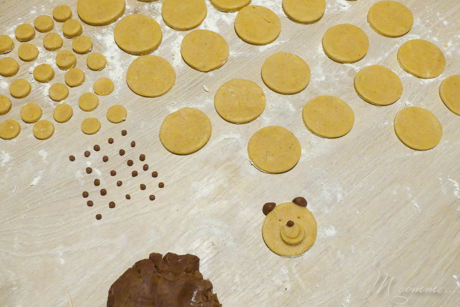 biscuits sablés oursons