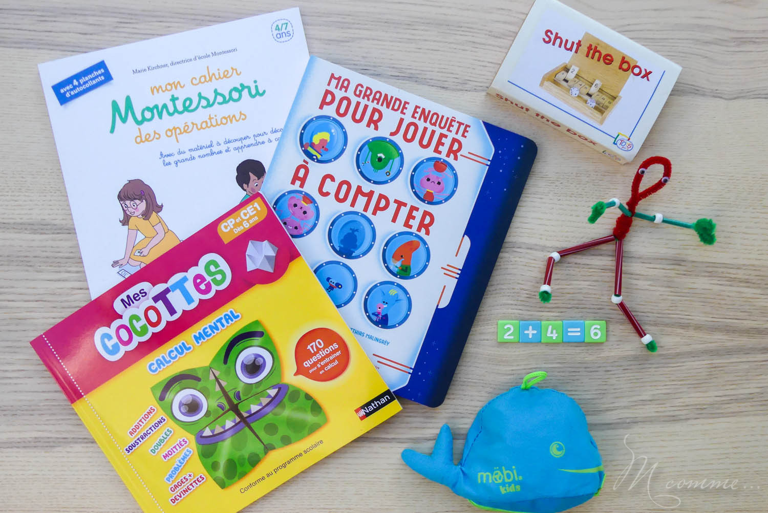 Je vous propose de découvrir ma sélection de 6 jeux ou cahier d’activités pour apprendre les Maths aux enfants, tout en s’amusant ! #jeux #maths #mathématiques #apprentissage #apprendrelesmaths #ludique #compter #apprendre #educatif