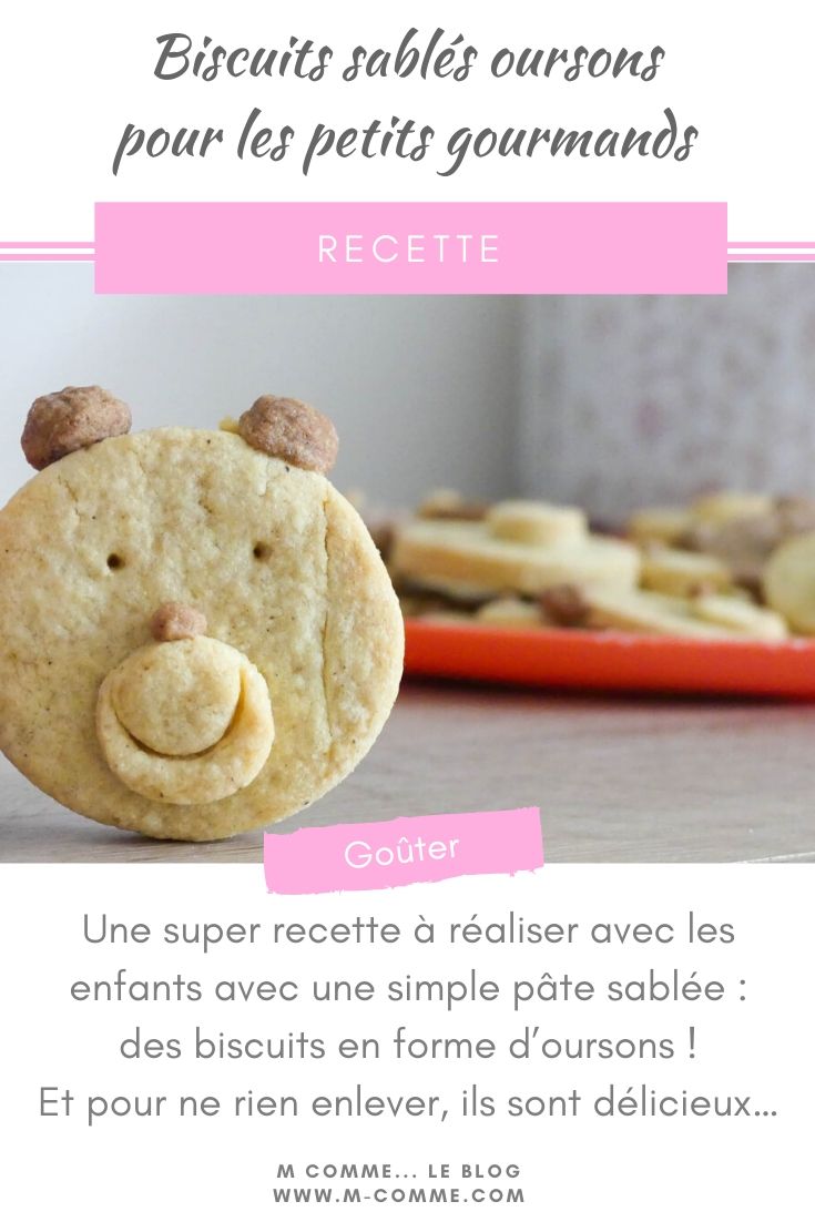 biscuits sablés oursons